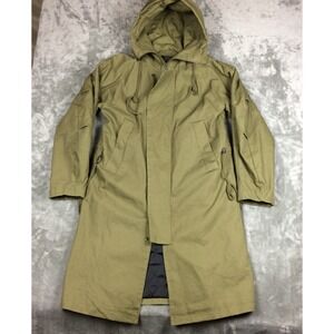 Le 31‎ Simons Jacket Mens Medium Canvas Green Long Hooded
